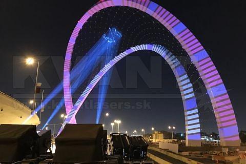 Motorway Opening, Qatar /in cooperation with Laser Saga