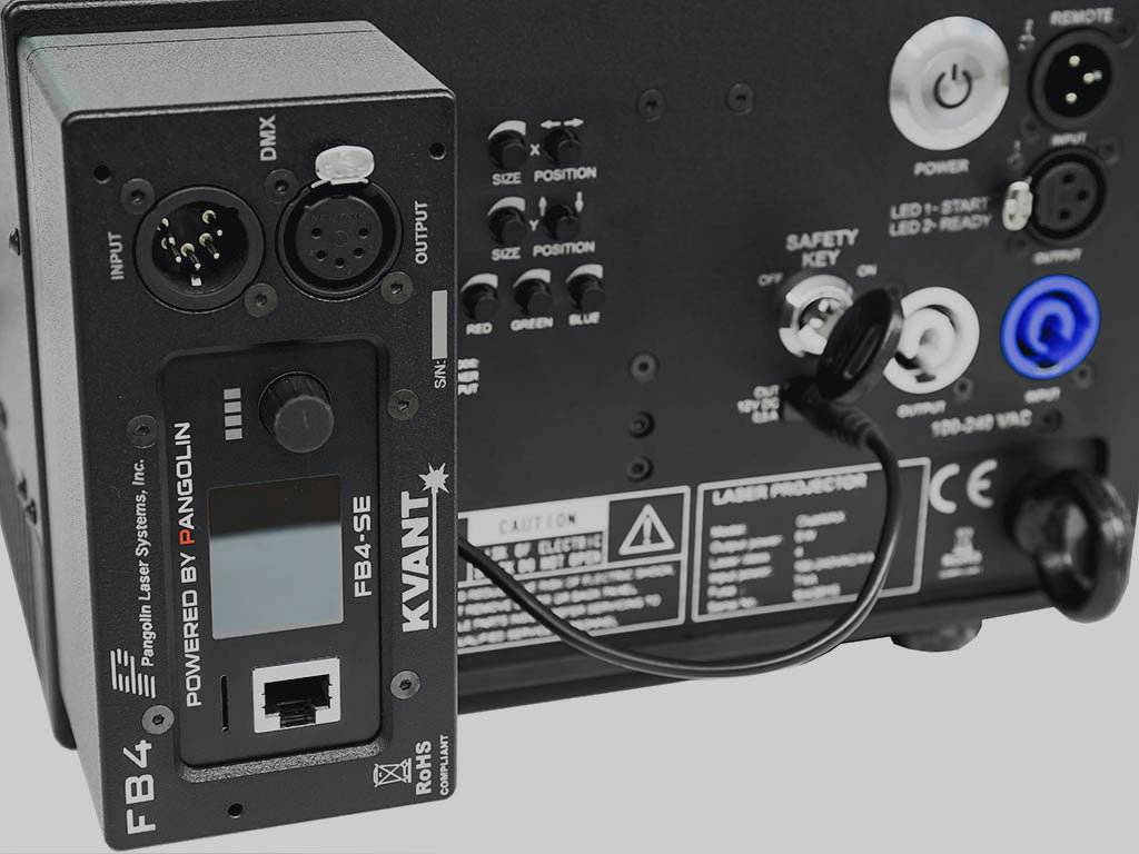 Kvant Lasers - FB4-QS DMX laser control quick connect interface for Clubmax laser projectors_4